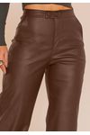 CALÇA WIDE LEG PU