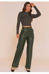 CALÇA WIDE LEG PU