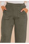 CALÇA WIDE LEG SARJA