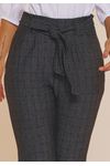CALÇA CLOCHARD JACQUARD