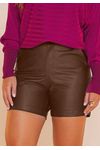 SHORT BOLSO PU