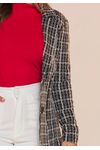 BLAZER JACQUARD CABERNET