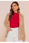 BLAZER JACQUARD CABERNET