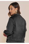 JAQUETA SUEDE SARJADA