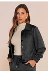JAQUETA SUEDE SARJADA