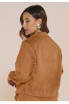 JAQUETA SUEDE SARJADA