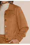 JAQUETA SUEDE SARJADA