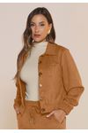 JAQUETA SUEDE SARJADA