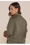 JAQUETA SUEDE SARJADA