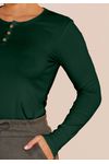 BLUSA CANELADA COM BOTÕES