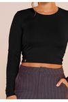 CROPPED CANELADO