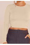 CROPPED CANELADO