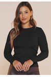 BLUSA CANELADA TÉRMICA BÁSICA
