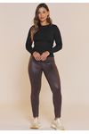 BLUSA CANELADA TÉRMICA BÁSICA