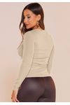 BLUSA CANELADA TÉRMICA BÁSICA