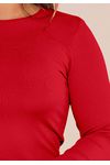 BLUSA CANELADA TÉRMICA BÁSICA