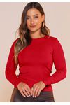 BLUSA CANELADA TÉRMICA BÁSICA