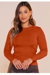 BLUSA CANELADA TÉRMICA BÁSICA