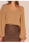 BLUSA FLUID DECOTE PRINCESA
