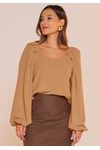 BLUSA FLUID DECOTE PRINCESA