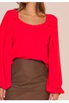 BLUSA FLUID DECOTE PRINCESA