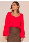 BLUSA FLUID DECOTE PRINCESA