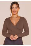 BLUSA TRANSPASSADA CANELADA