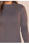 VESTIDO TRICÔ CANELADO