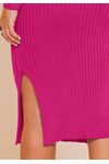 VESTIDO TRICÔ CANELADO