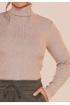 BLUSA TRICÔ GOLA ALTA