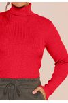 BLUSA TRICÔ GOLA ALTA