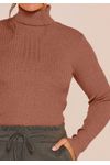 BLUSA TRICÔ GOLA ALTA