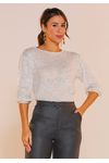 BLUSA TRICÔ 3/4