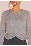 BLUSA TRICÔ ENTRELAÇADA