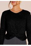 BLUSA TRICÔ ENTRELAÇADA