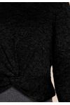 BLUSA TRICÔ ENTRELAÇADA