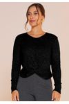 BLUSA TRICÔ ENTRELAÇADA