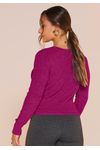 BLUSA TRICÔ ENTRELAÇADA