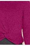 BLUSA TRICÔ ENTRELAÇADA