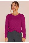 BLUSA TRICÔ ENTRELAÇADA