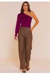 BLUSA TRICÔ OMBRO ÚNICO