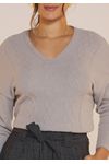 PULL PLUMA DECOTE V