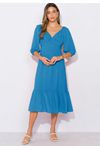 Vestido Viscose Com Torcido 