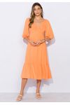 Vestido Viscose Com Torcido 