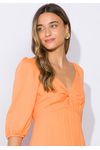Vestido Viscose Com Torcido 