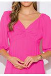 Vestido Viscose Com Torcido 