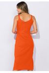 Vestido Canelado Alça