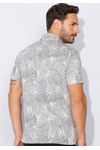 Polo Mescla Estampada 