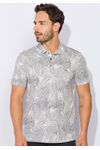 Polo Mescla Estampada 