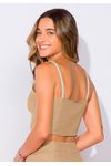 Cropped Alça Brilho
